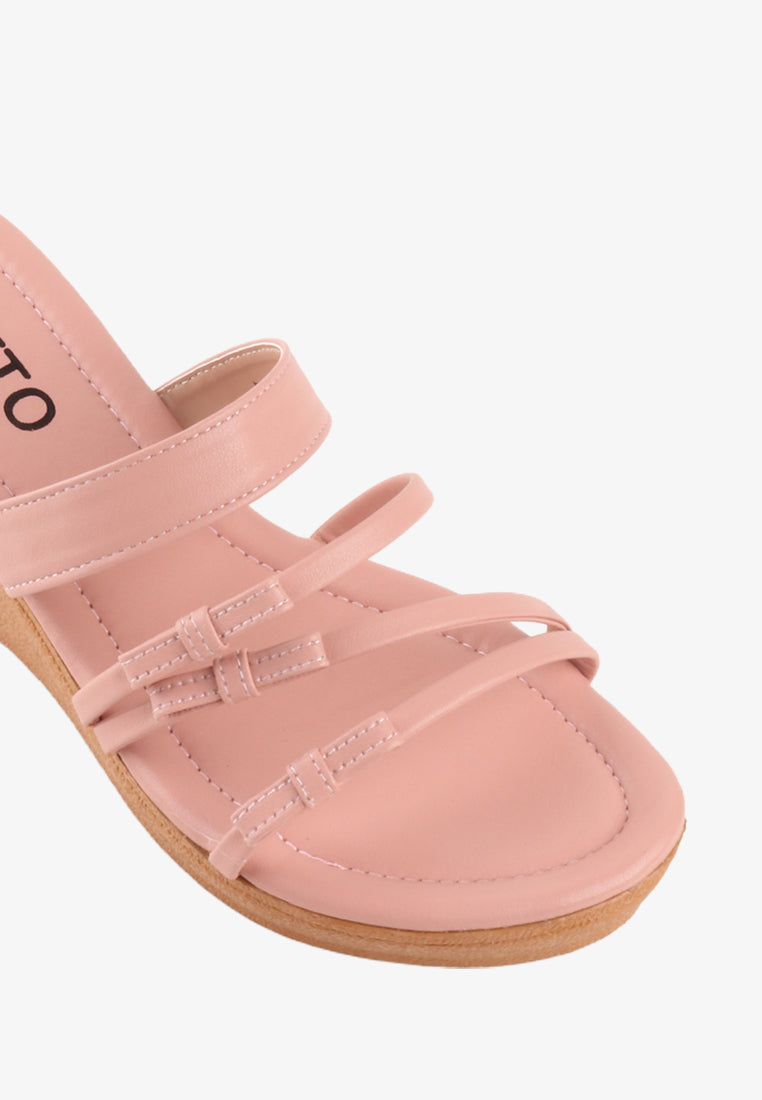 RISSI GIRLS STRAPPY SANDALS