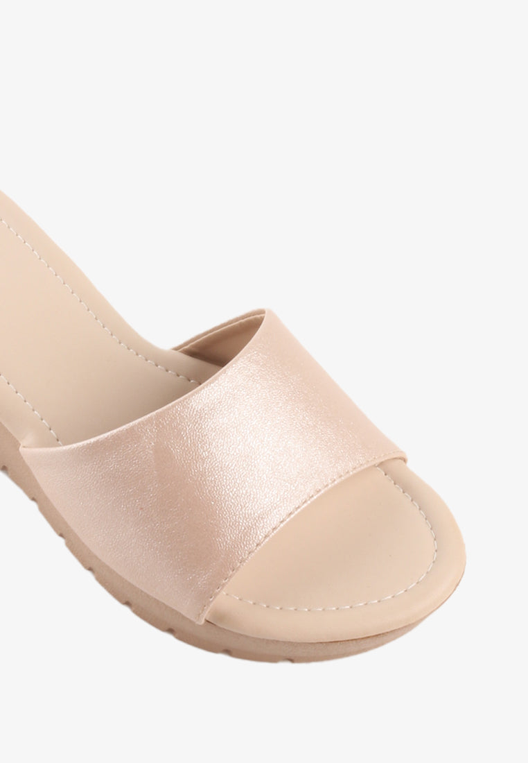 ROSSA GIRLS METALLIC SANDALS