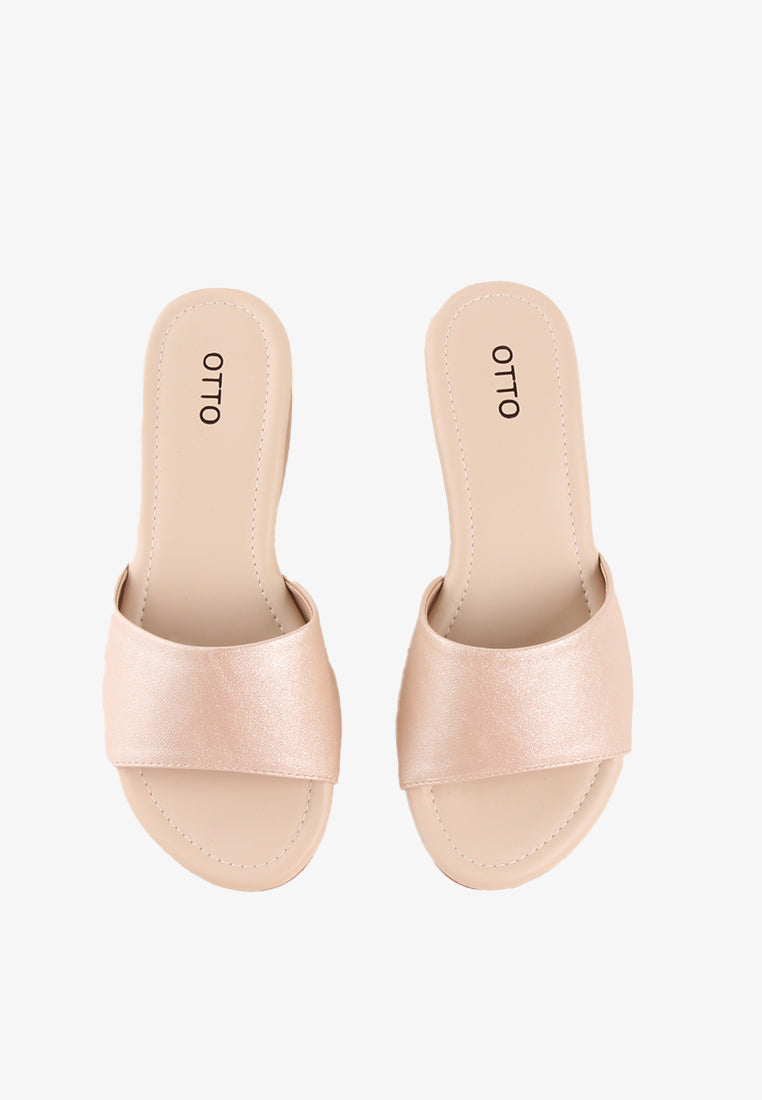 ROSSA GIRLS METALLIC SANDALS