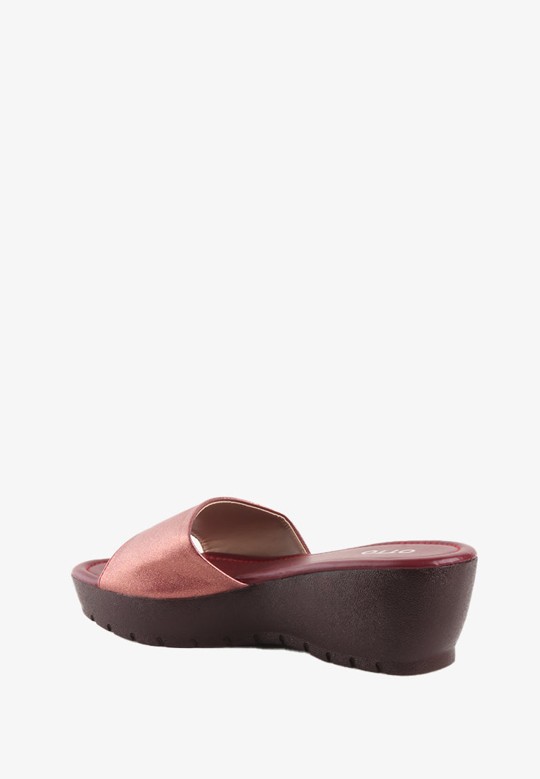 ROSSA GIRLS METALLIC SANDALS