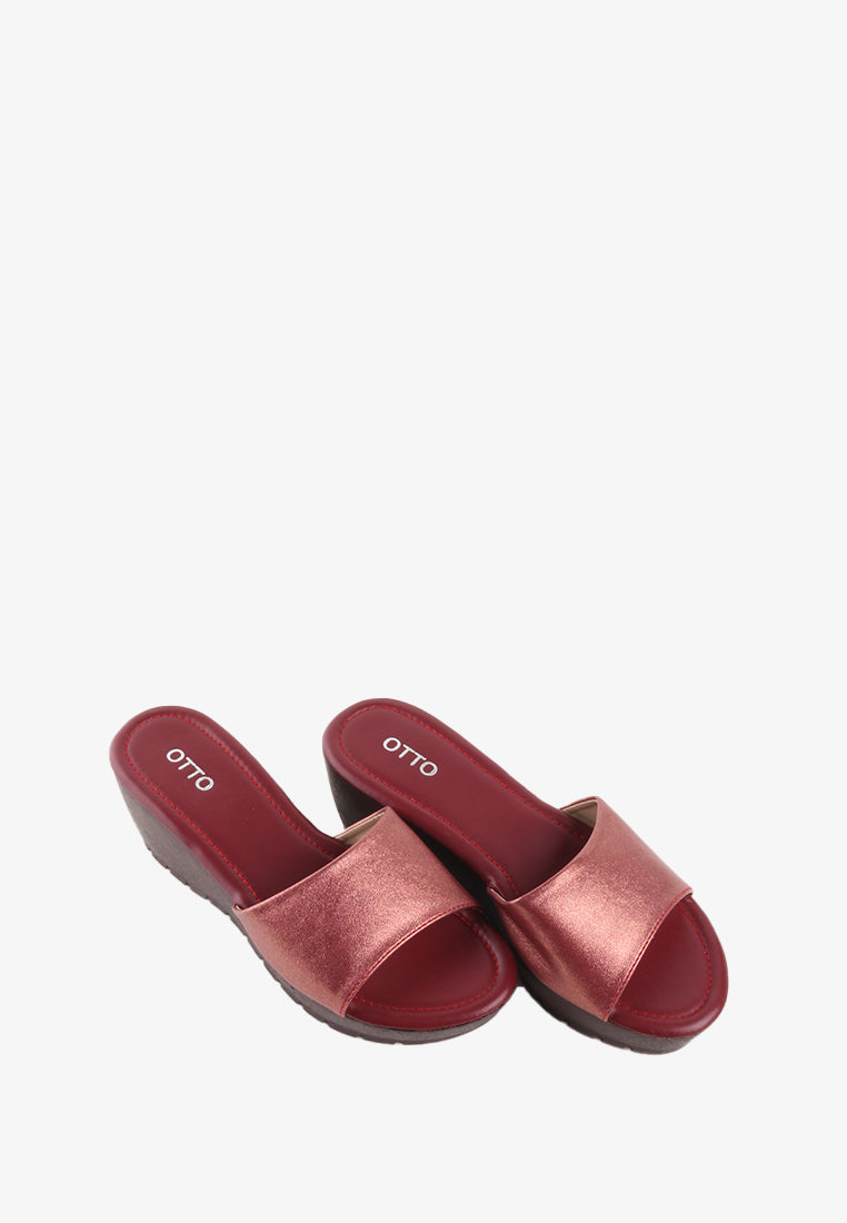 ROSSA GIRLS METALLIC SANDALS