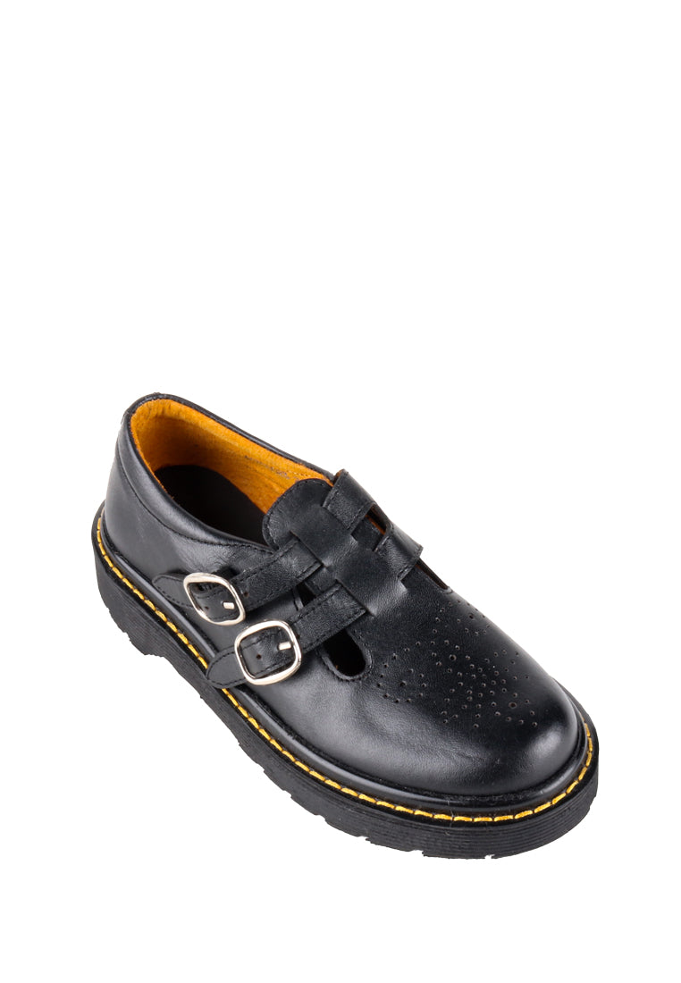 LINETTE GIRLS BLACK SHOES