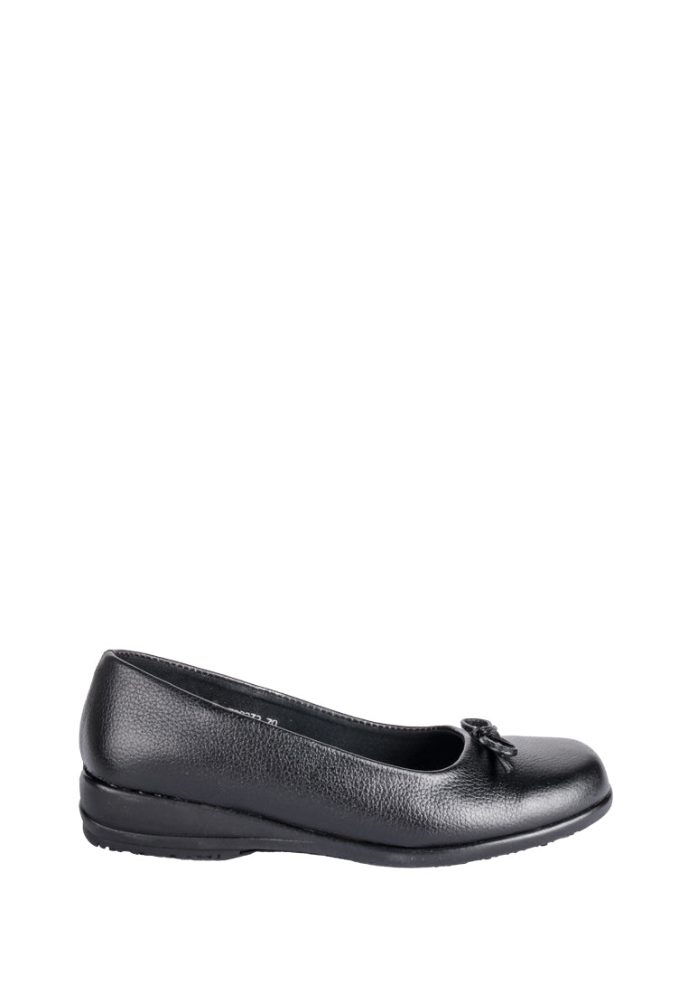 Precious kids black shoes leather shoes for girls