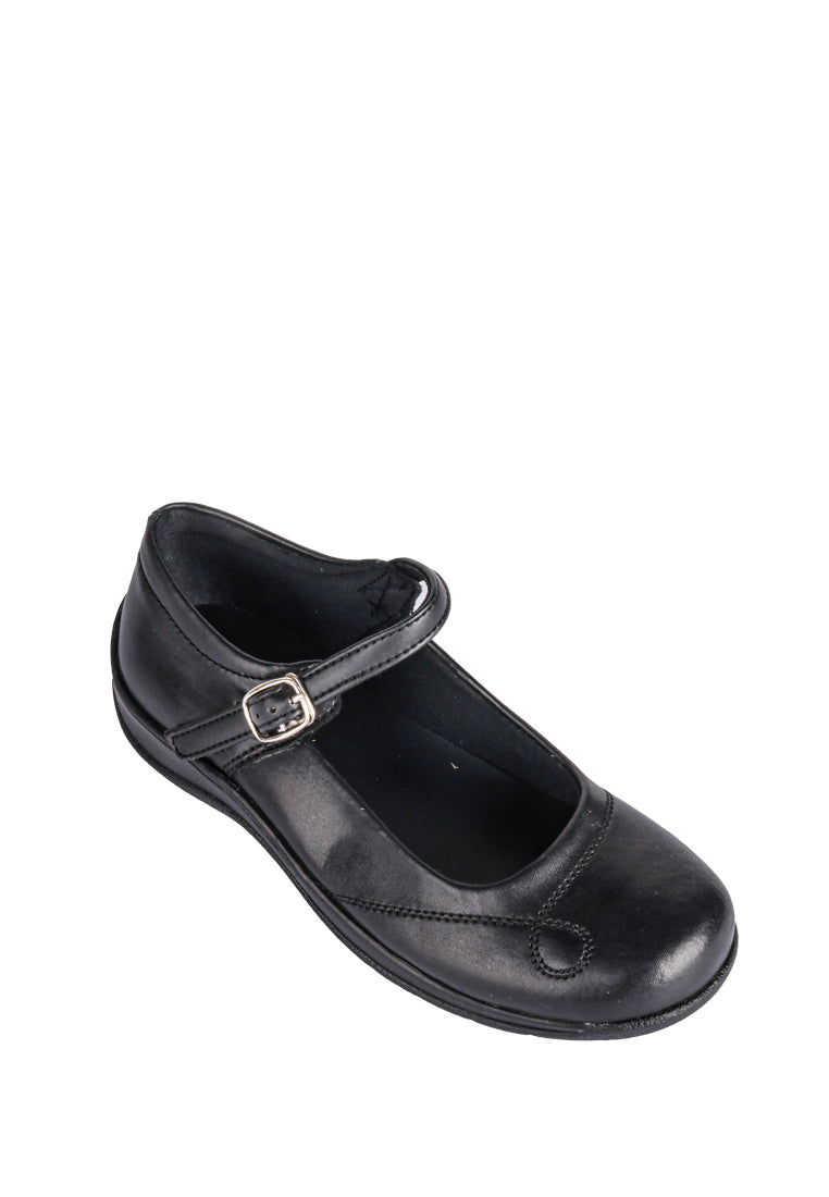 PEONY KIDS BLACK SHOES