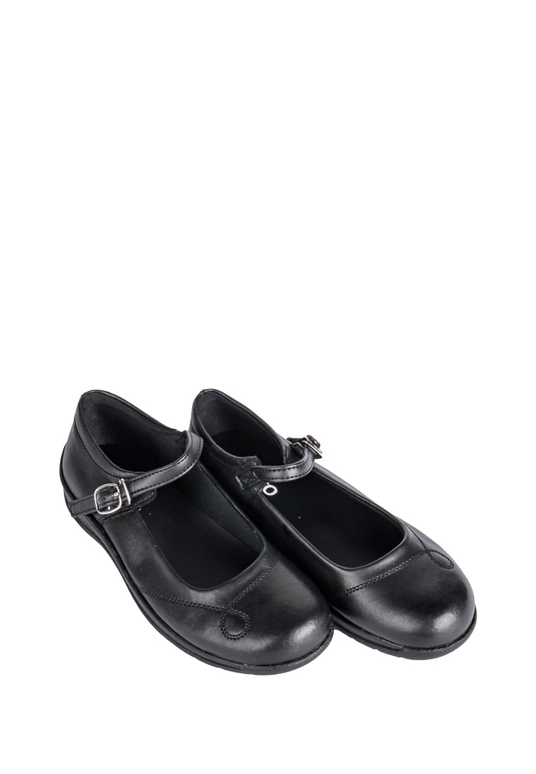 PEONY KIDS BLACK SHOES