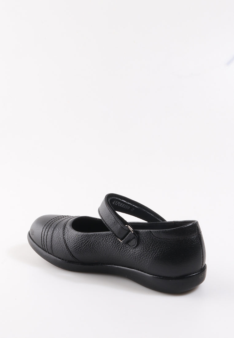 SAMARA VELCRO STRAP BLACK SHOES