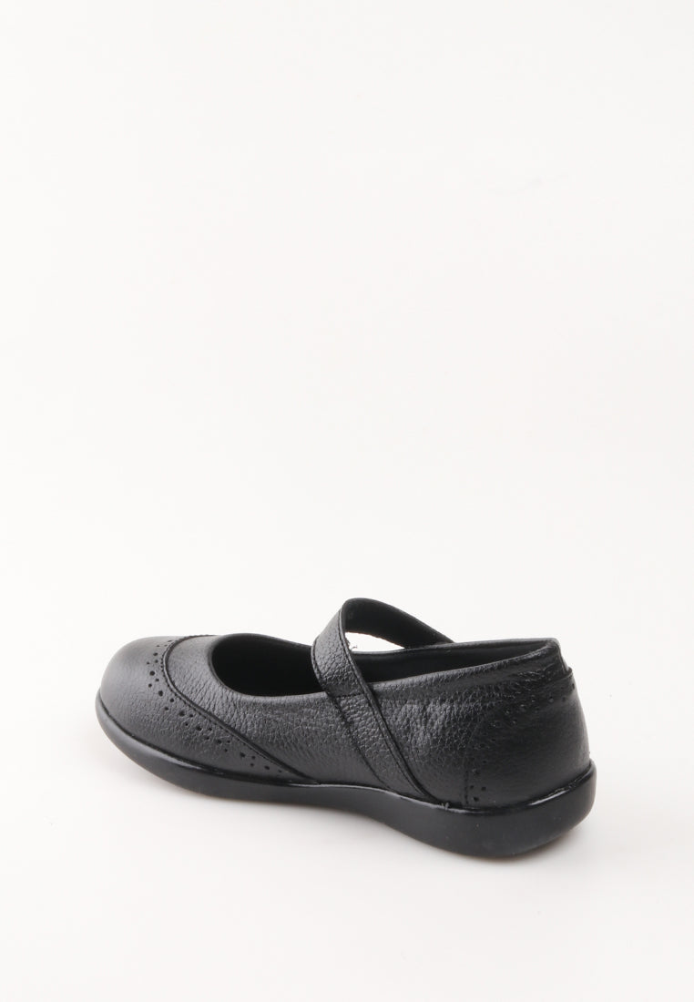 STEFF VELCRO STRAP BLACK SHOES