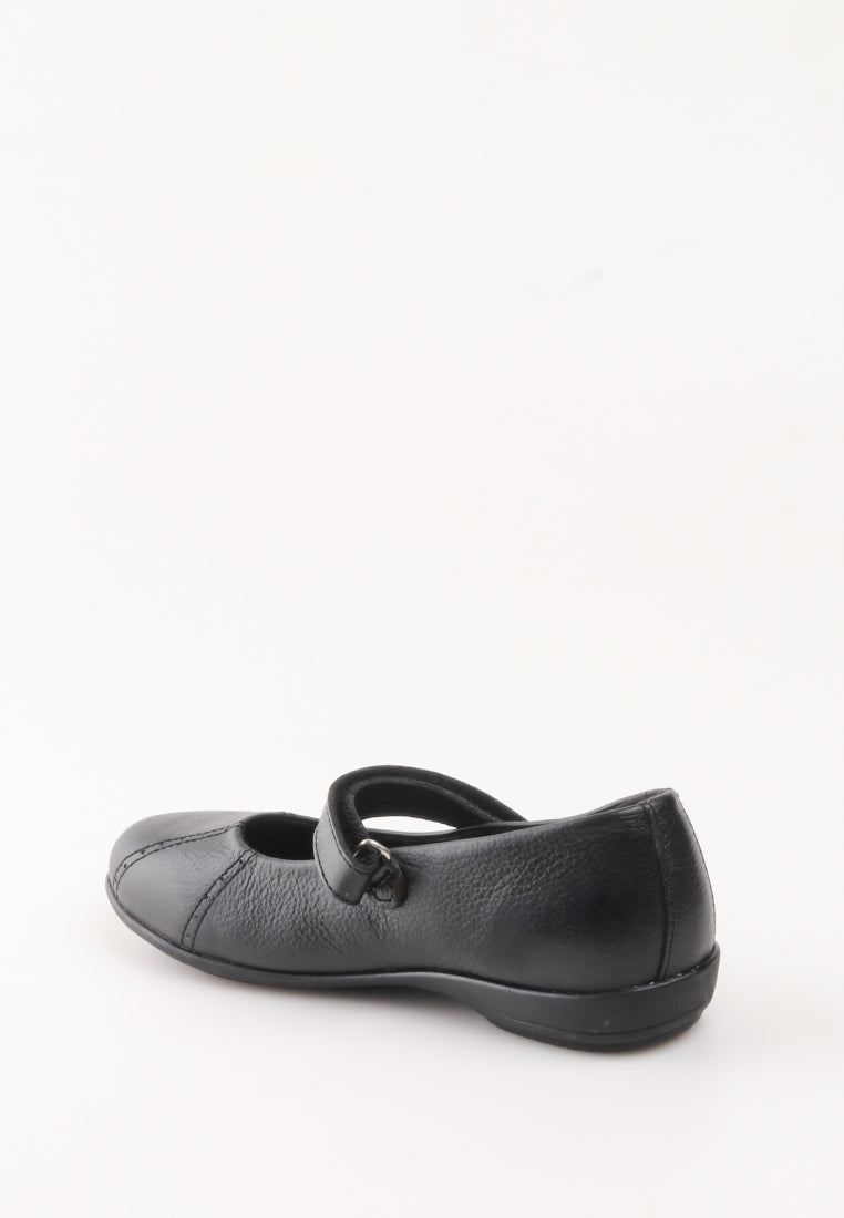 SORAYAH VELCRO STRAP BLACK SHOES