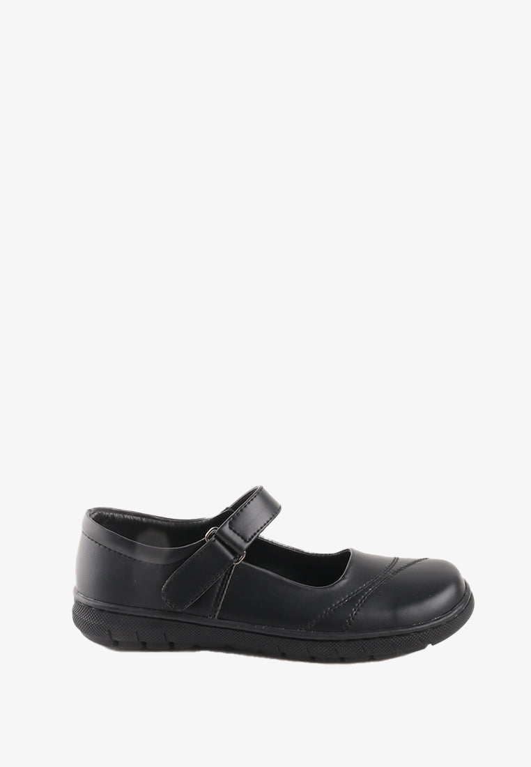 ISABELLA GIRLS SCHOOL BLACK SHOES
