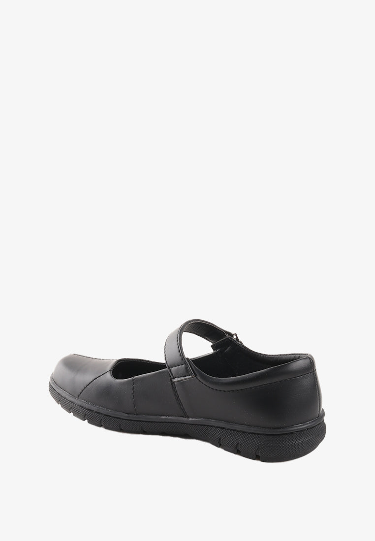 LUNA GIRLS SCHOOL BLACK SHOES