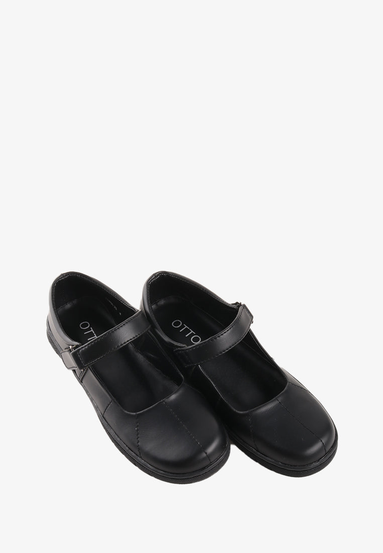LUNA GIRLS SCHOOL BLACK SHOES