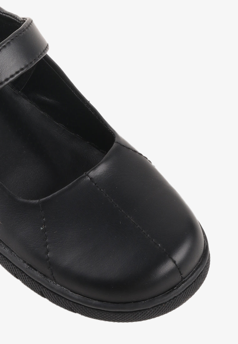 LUNA GIRLS SCHOOL BLACK SHOES