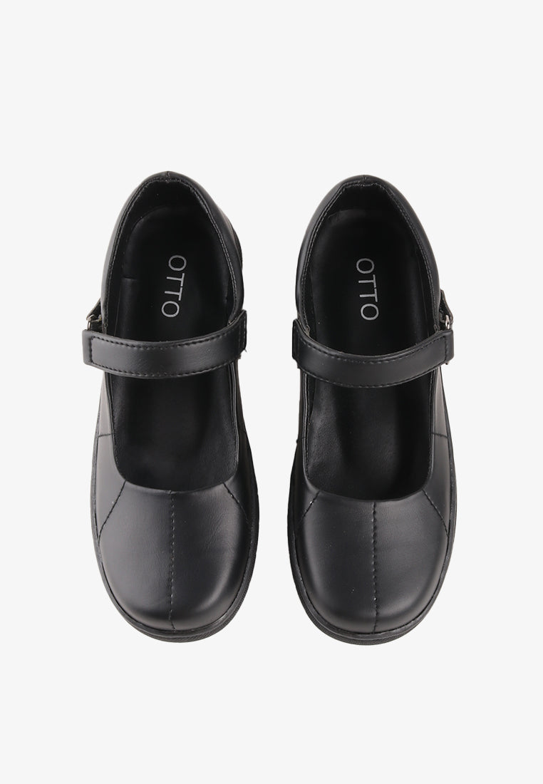 LUNA GIRLS SCHOOL BLACK SHOES
