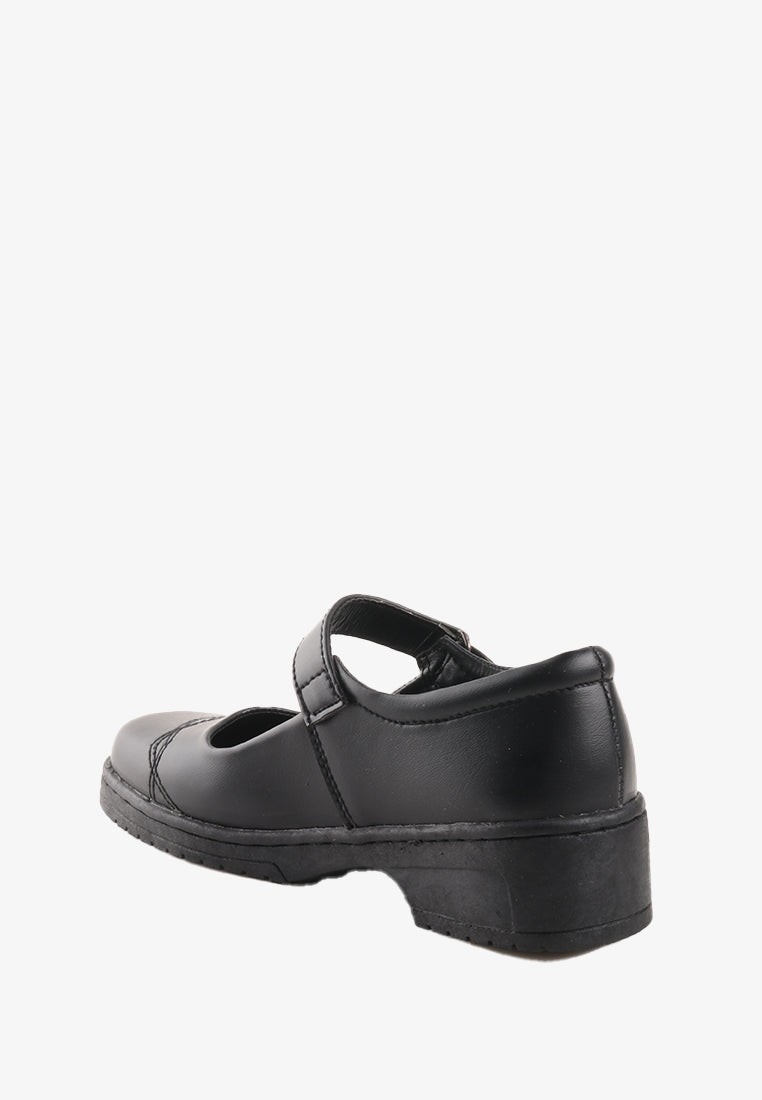 LUCY GIRLS SCHOOL BLACK SHOES