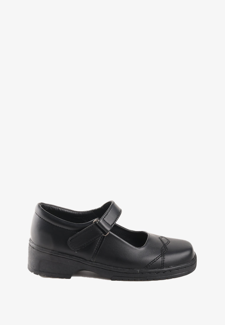 LUCY GIRLS SCHOOL BLACK SHOES