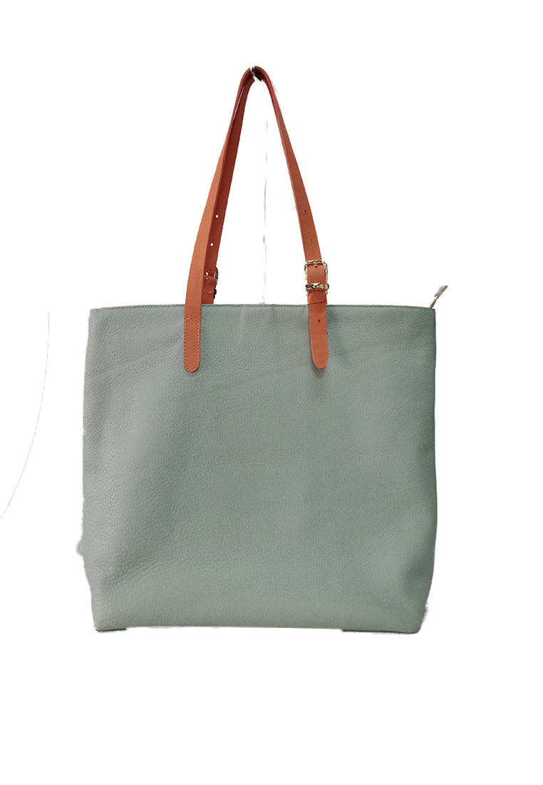 CLEVI LEATHER TOTE BAG