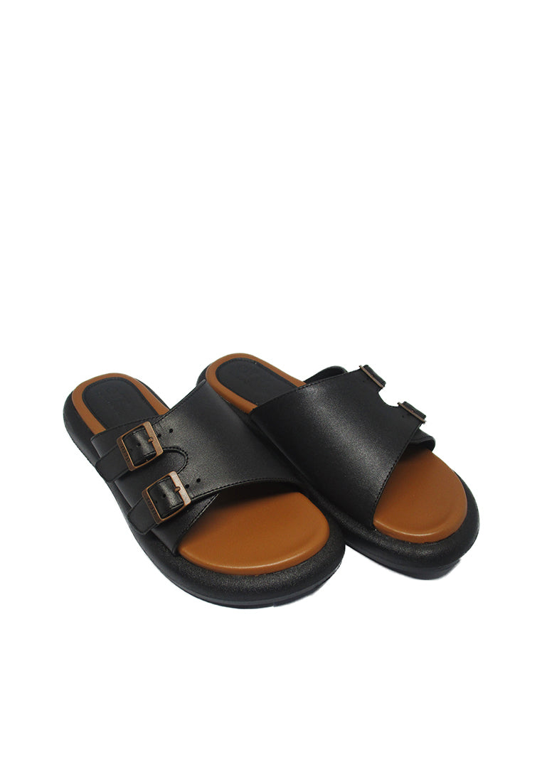 NENITA SLIDE BUCKLED SANDALS