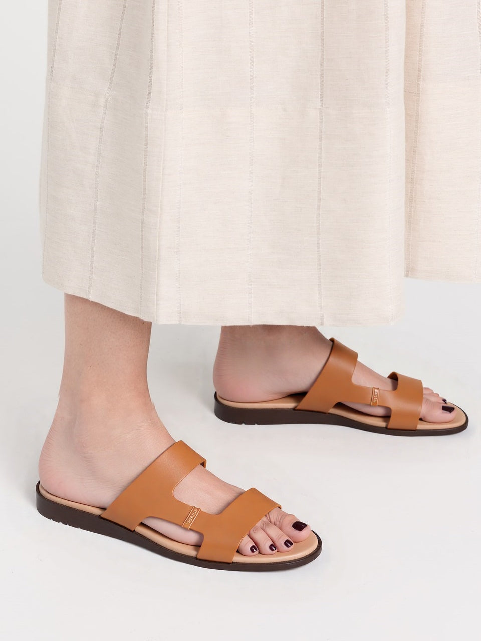 HELEN DOUBLE STRAP SANDALS